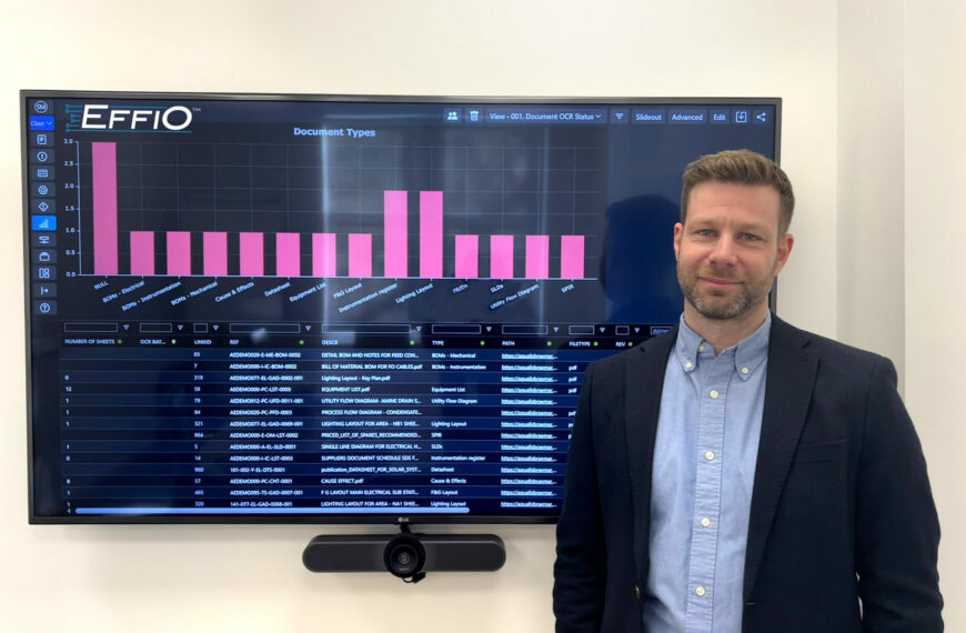 Shell target asset management efficiencies across new projects using Effio