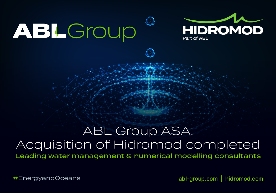 ABL Group ASA: Completion of Hidromod acquisition